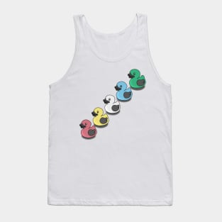 Disability pride flag ducks Tank Top